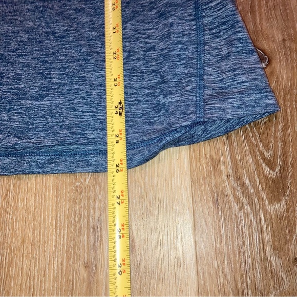 Nike Women's Running Dri-Fit Quarter Zip Pullover Granite Blue | Size Large - Picture 9 of 11